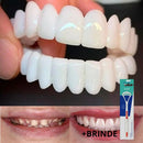 Kit com 2 Placas Dentais de Cerâmica Brancas – PARA TODAS ARCARIAS – Sorriso Perfeito