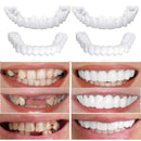 Kit com 2 Placas Dentais de Cerâmica Brancas – PARA TODAS ARCARIAS – Sorriso Perfeito