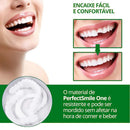 Kit com 2 Placas Dentais de Cerâmica Brancas – PARA TODAS ARCARIAS – Sorriso Perfeito