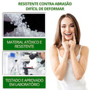 Kit com 2 Placas Dentais de Cerâmica Brancas – PARA TODAS ARCARIAS – Sorriso Perfeito