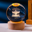 Luminária Decorativa Espacial 3D - Cosmic Glow