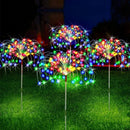 Luminária Led Solar Fogos de Artifício de Jardim