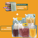 Sacos Potes Premium Armazenador de Alimentos Reutilizáveis - Compre 5 Leve 10 + Brindes Exclusivos 🎁